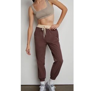 Onia Mixed Material Joggers.